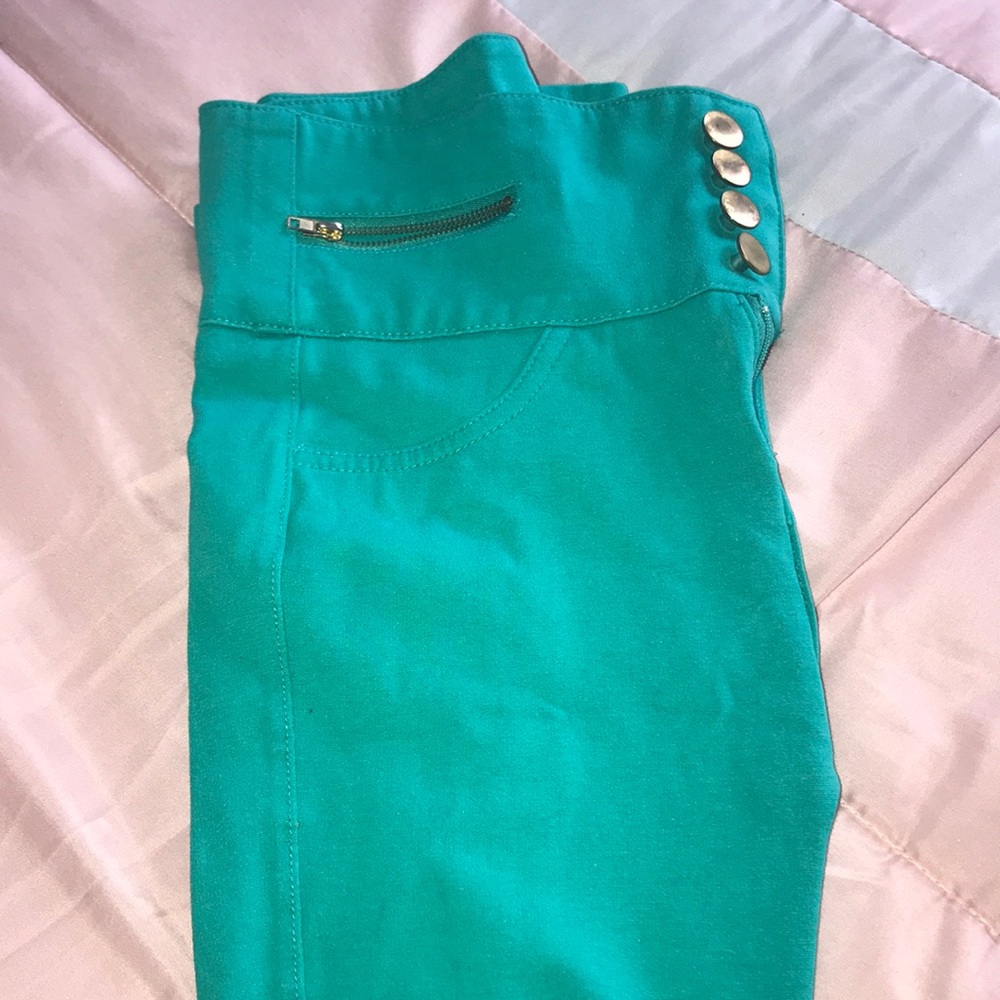 TEAL PANTS/LEGGINGS